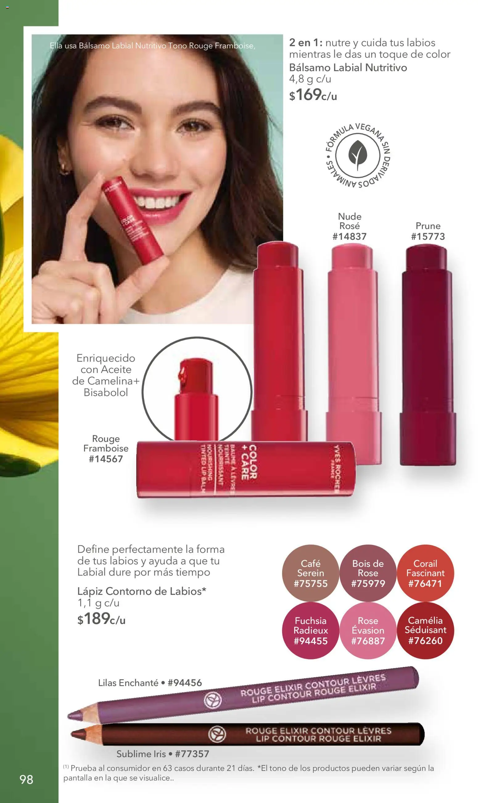 Nuevas ofertas de Yves Rocher válidas en toda la República Mexicana desde el 25/08/2026. ¡Encuentra las mejores ofertas en Yves Rocher campaña 12 2026! | Página: 100 | Productos: Contorno, Aceite, Café, Bálsamo