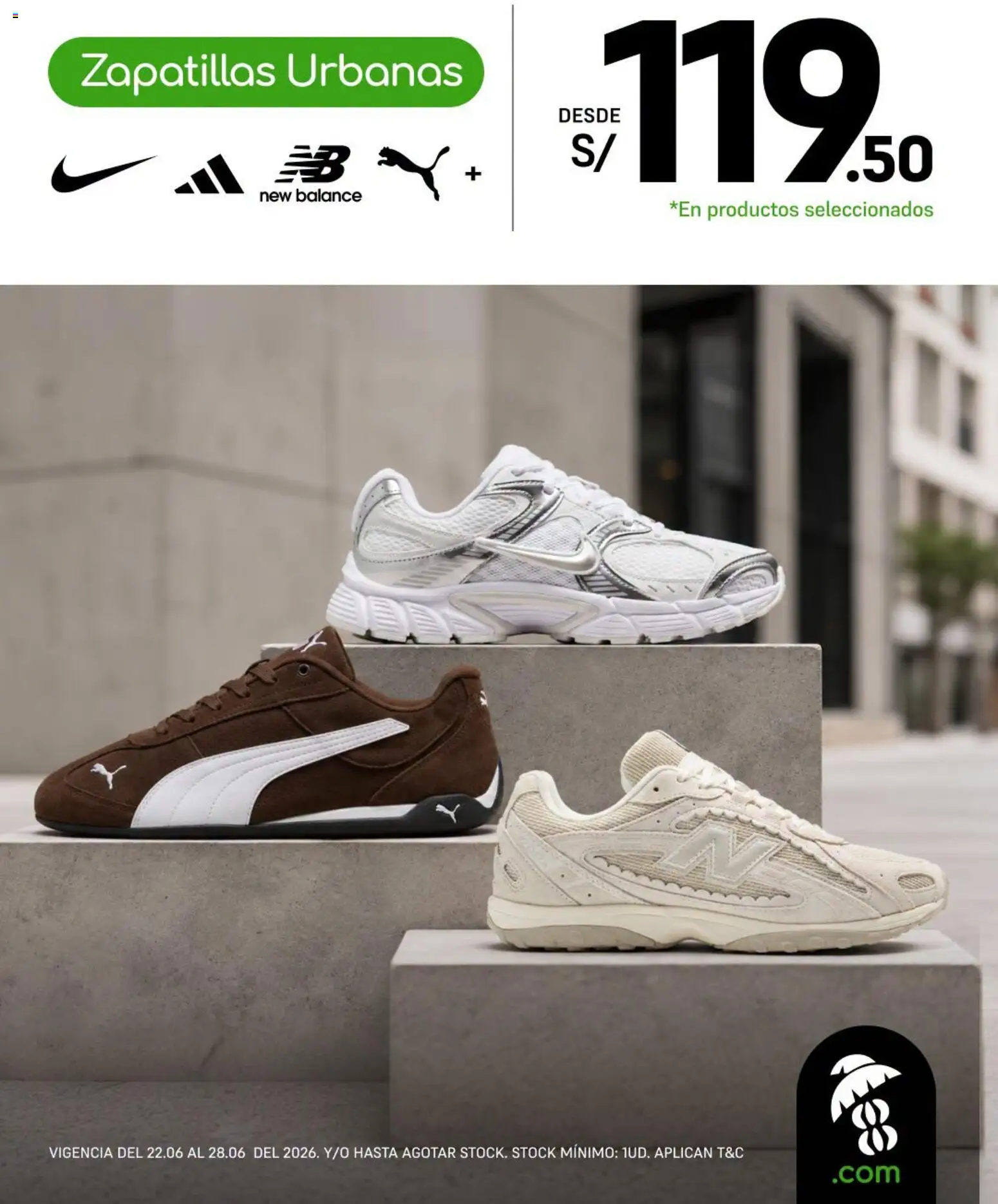 Catálogo Platanitos válido desde 22/06/2026 | Página: 1 | Productos: Zapatillas