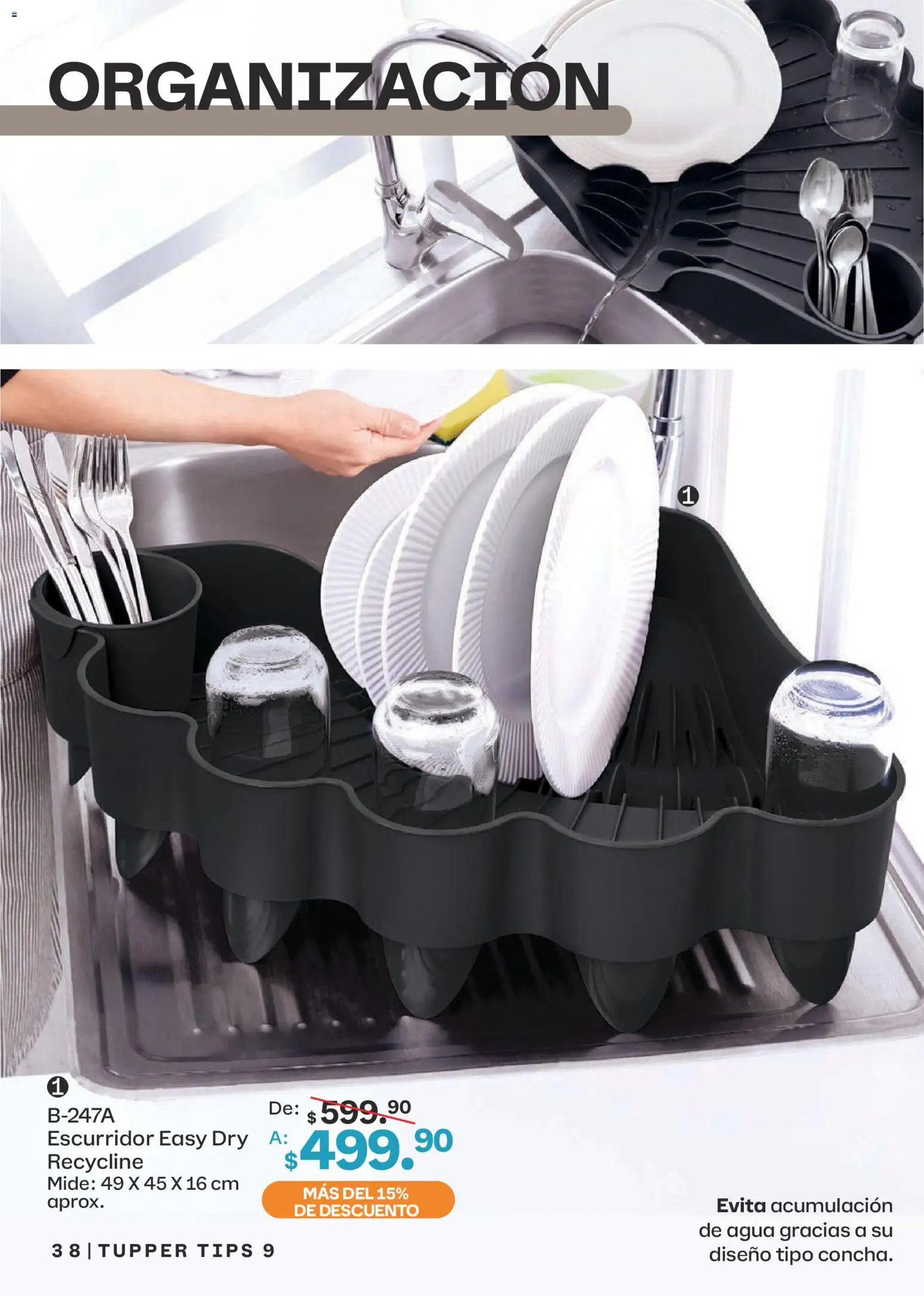 Nuevas ofertas de Tupperware válidas en toda la República Mexicana desde el 10/08/2026. ¡Encuentra las mejores ofertas en Tupperware catálogo! | Página: 38 | Productos: Agua, Escurridor, Tupper