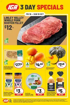 Preview of IGA catalogueI Specials 3 Day WA - valid from 16/10/2026