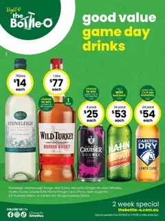 Preview of The Bottle-O - Good value game day drinks 28/09 - valid from 28/09/2026
