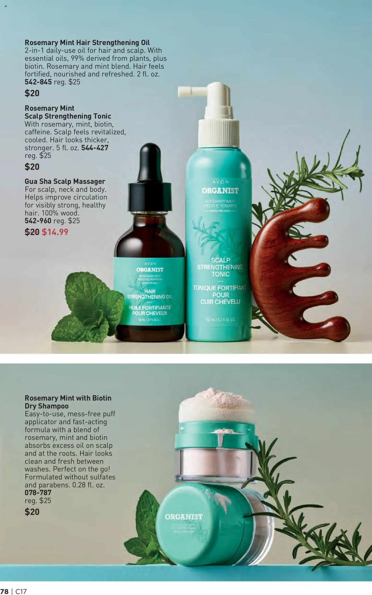 Avon Brochure - valid from 08/12/2026 | Page: 78 | Products: Biotin, Shampoo, Oil, Tonic