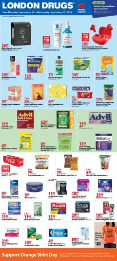 Preview of London Drugs weekly flyer / circulaire from shop London Drugs valid from Sep 24, 2026