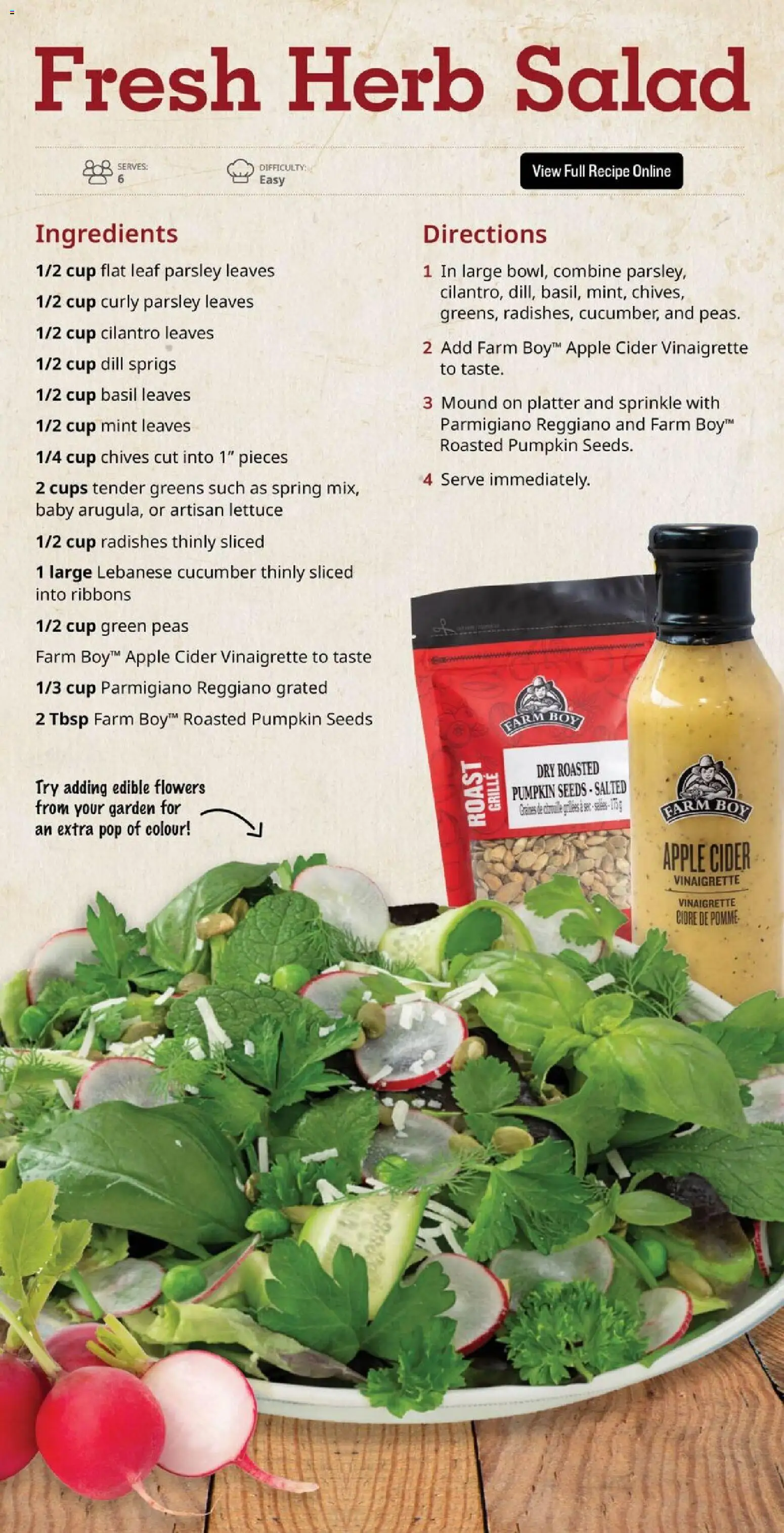 Farm Boy flyer valid from 04.06.2026 | Page: 6 | Products: Salad, Pumpkin