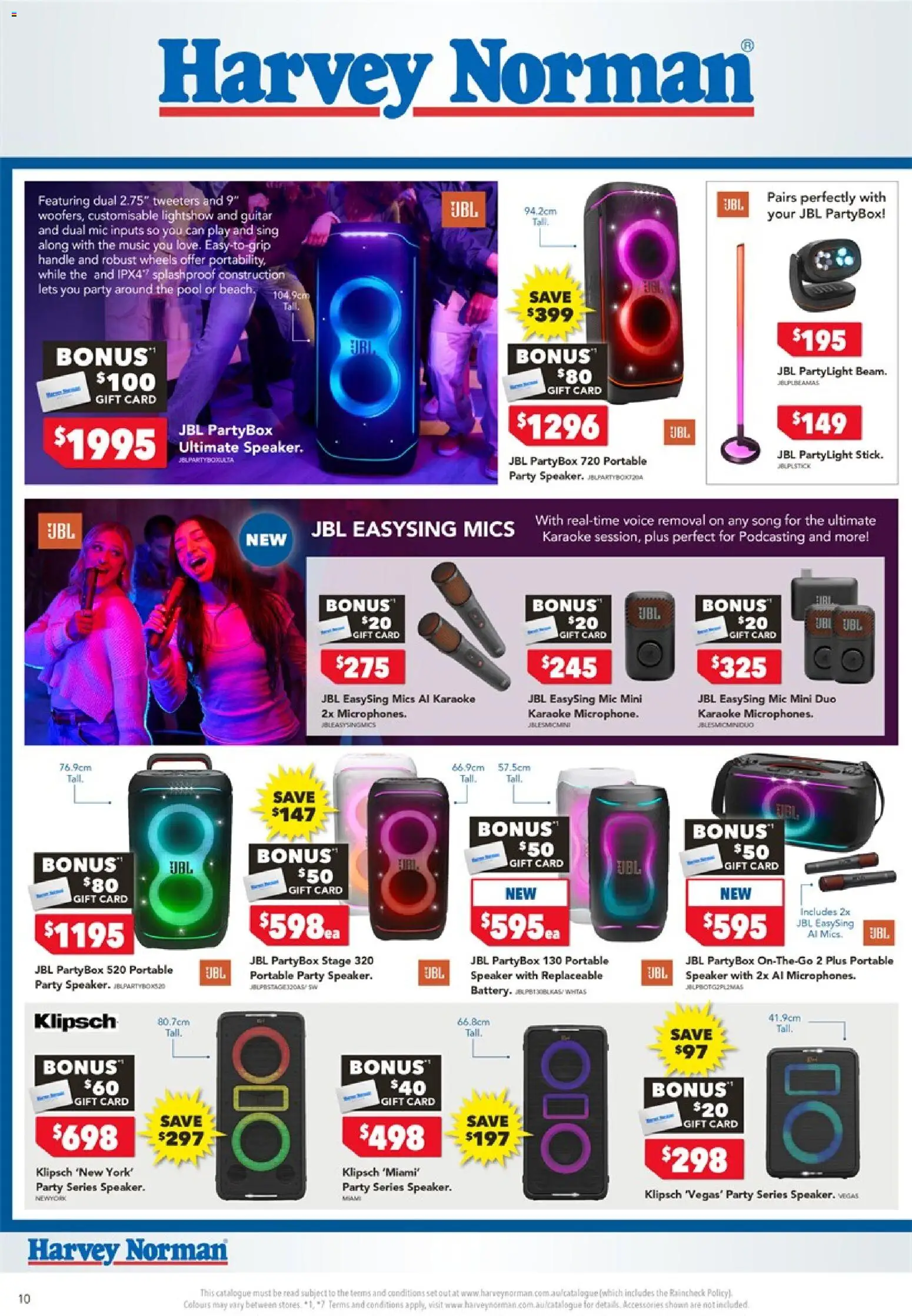 Harvey Norman catalogue - valid from 06/08/2026 | Page: 10 | Products: Accessories, Speaker, Portable