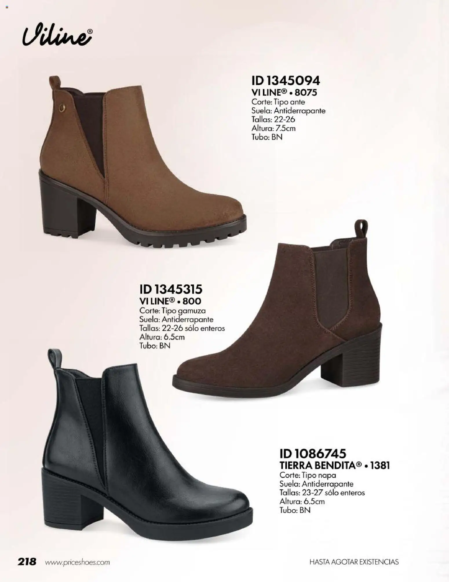 Nuevas ofertas de Price Shoes válidas en toda la República Mexicana desde el 18/07/2026. ¡Encuentra las mejores ofertas en Price Shoes catálogo Botas! | Página: 218