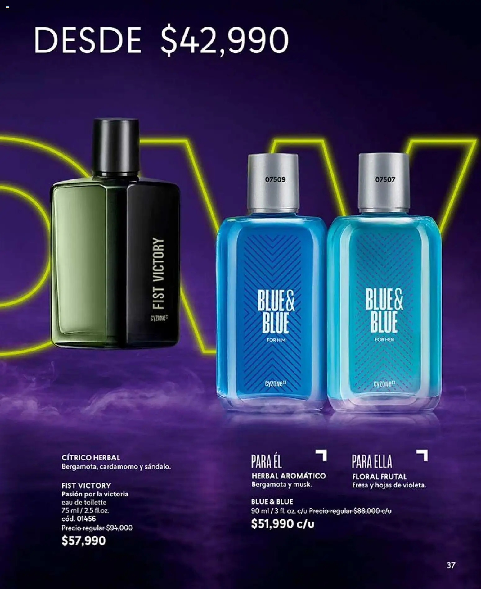 CyZone revista - valida desde el 07/09/2026 | Página: 37 | Productos: Fresa, Cardamomo, Eau de toilette