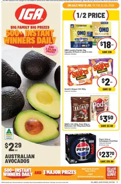 Preview of IGA catalogue SA - valid from 15/07/2026