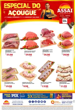 Assaí Atacadista ofertas - MT - Pré-Visualização do folheto da loja Assaí Atacadista, válido de 04/08/2026
