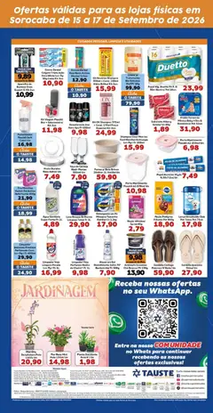 Tauste - Ofertas da semana - Pré-Visualização do folheto da loja Tauste, válido de 15/09/2026 | Página: 5 | Produtos: Pó, Porta, Água, Lenço umedecido