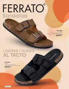 Vista previa de Andrea catálogo Calzado Caballero, nuevo folleto de la tienda, válido en México a partir del 24.05.2026 | Página: 64 | Productos: Sandalias, Hebilla