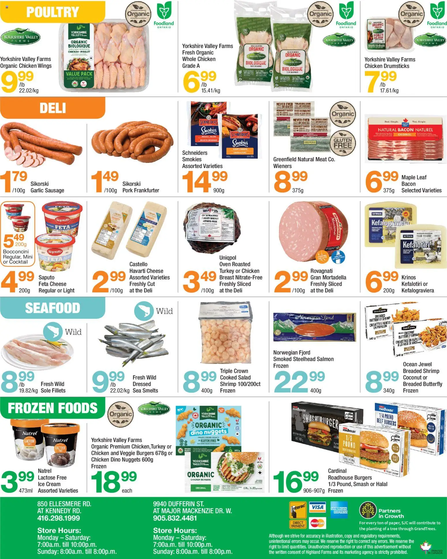 Highland Farms flyer valid from 21.05.2026 | Page: 4 | Products: Salad, Turkey, Cheese, Pork