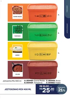 Tupperware catálogo Vitrine 09 - Pré-Visualização do folheto da loja Tupperware, válido de 01/09/2026 | Página: 67 | Produtos: Freezer, Arroz, Carne, Carne moída