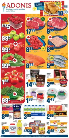 Preview of Adonis weekly flyer from shop Adonis valid from Jul 9, 2026