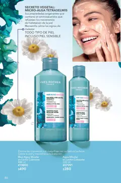 Vista previa de Yves Rocher campaña 13 2026, nuevo folleto de la tienda, válido en México a partir del 15/09/2026 | Página: 48 | Productos: Gin, Agua, Puré, Agua micelar
