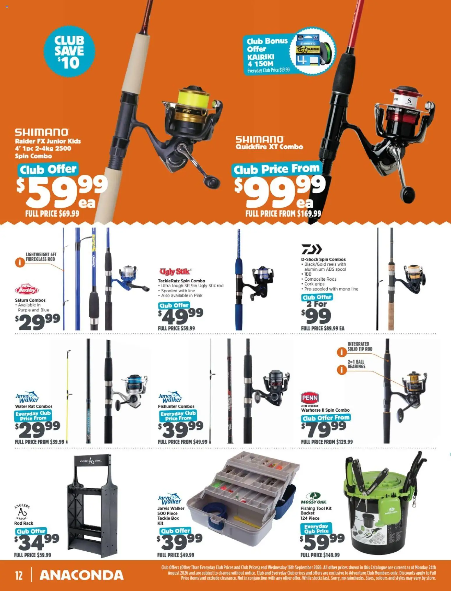Anaconda catalogue - valid from 24/08/2026 | Page: 12 | Products: Bucket, Box, Water