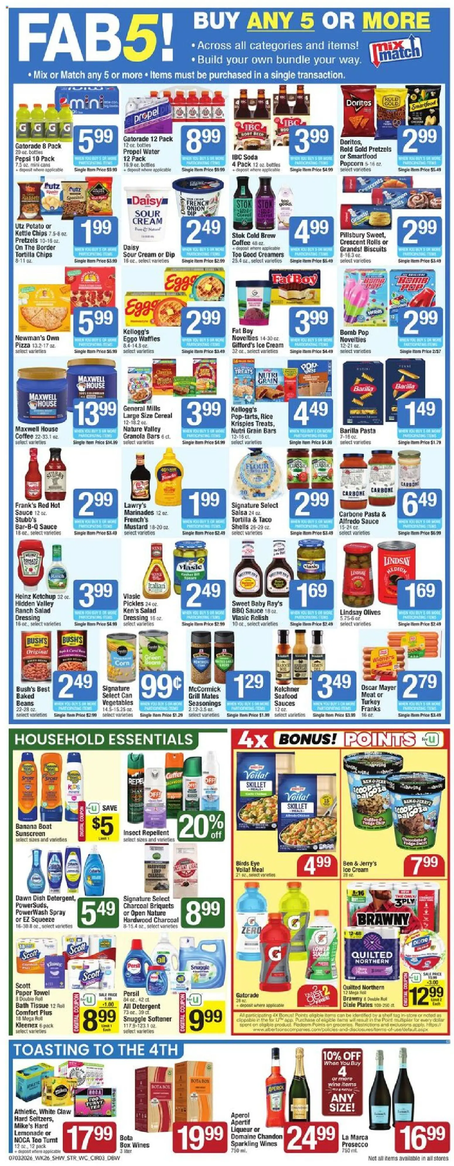 Star Market Weekly Ad - valid from 07/03/2026 | Page: 3 | Products: Skillet, Coffee, Beer, Sour cream