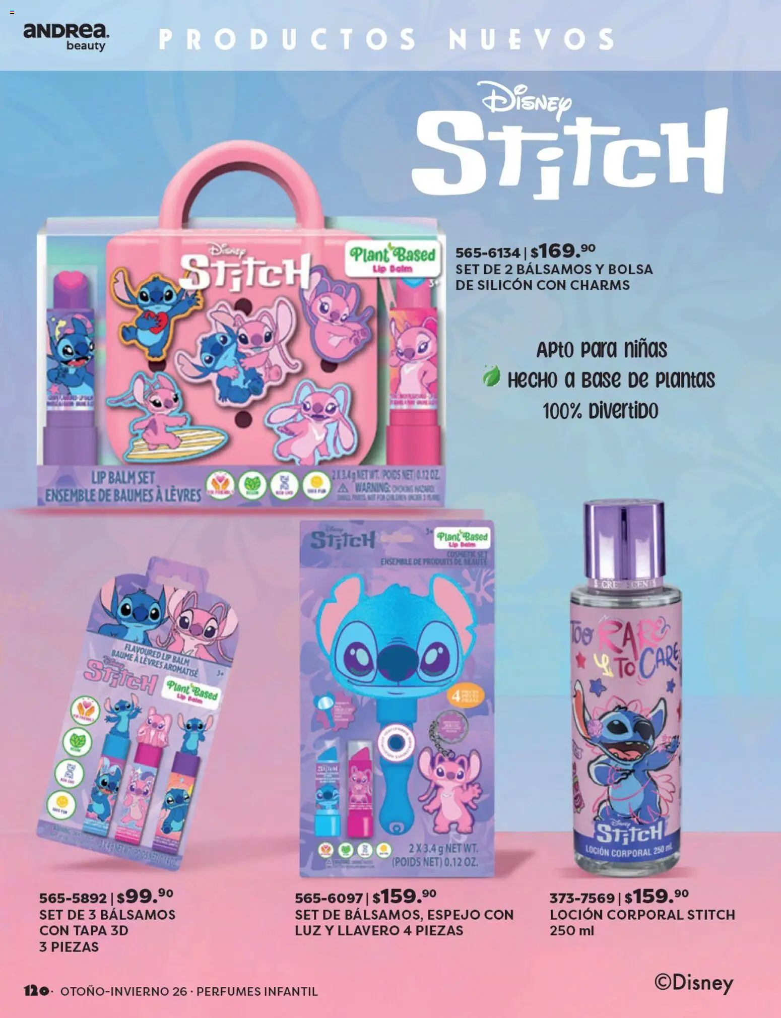 Nuevas ofertas de Andrea válidas en toda la República Mexicana desde el 23/08/2026. ¡Encuentra las mejores ofertas en Andrea catálogo Beauty! | Página: 120 | Productos: Loción, Perfumes, Loción corporal, Espejo