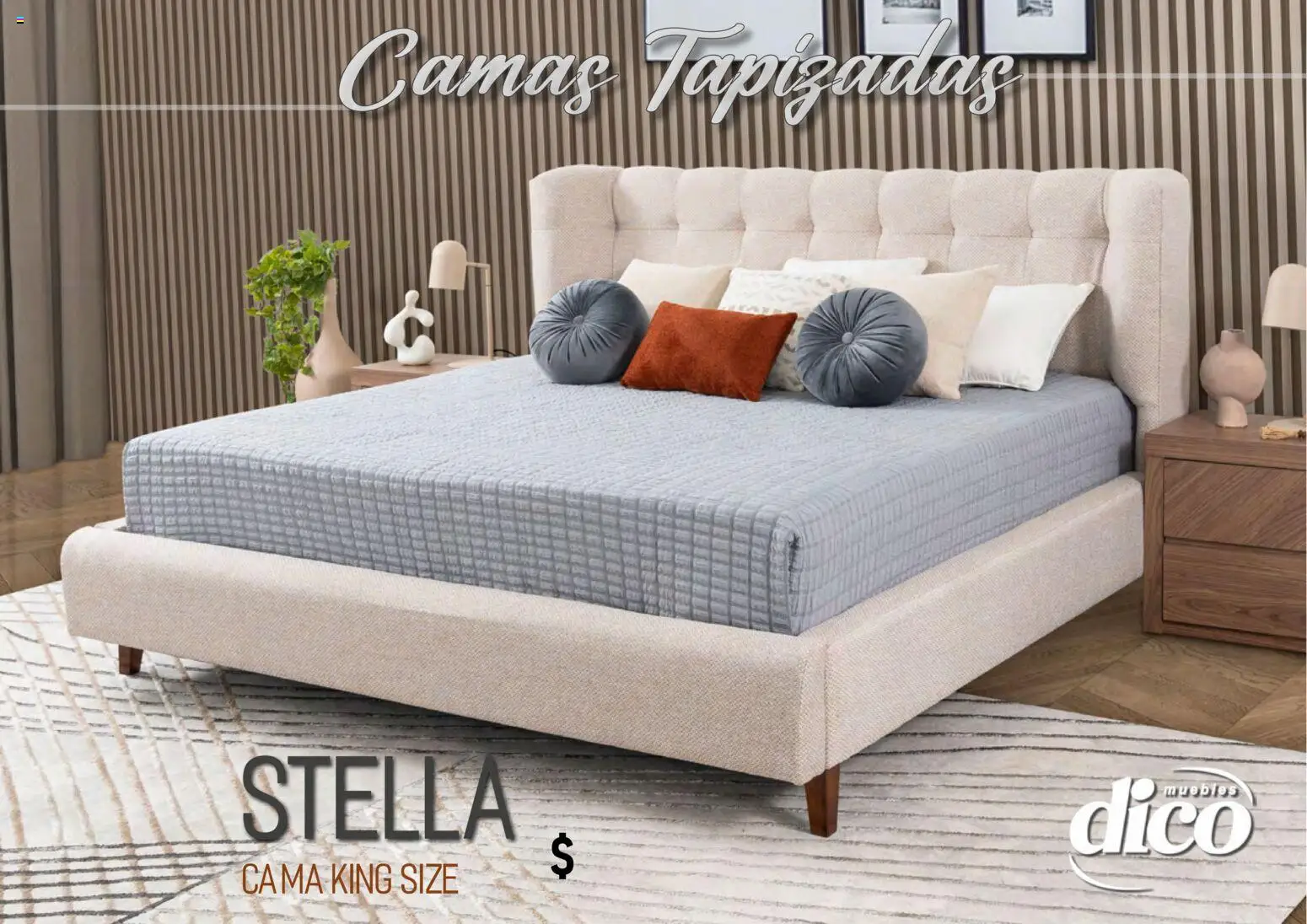 Nuevas ofertas de Muebles Dico válidas en toda la República Mexicana desde el 01.04.2026. ¡Encuentra las mejores ofertas en Muebles Dico catálogo Camas tapizadas ! | Página: 23 | Productos: Cama
