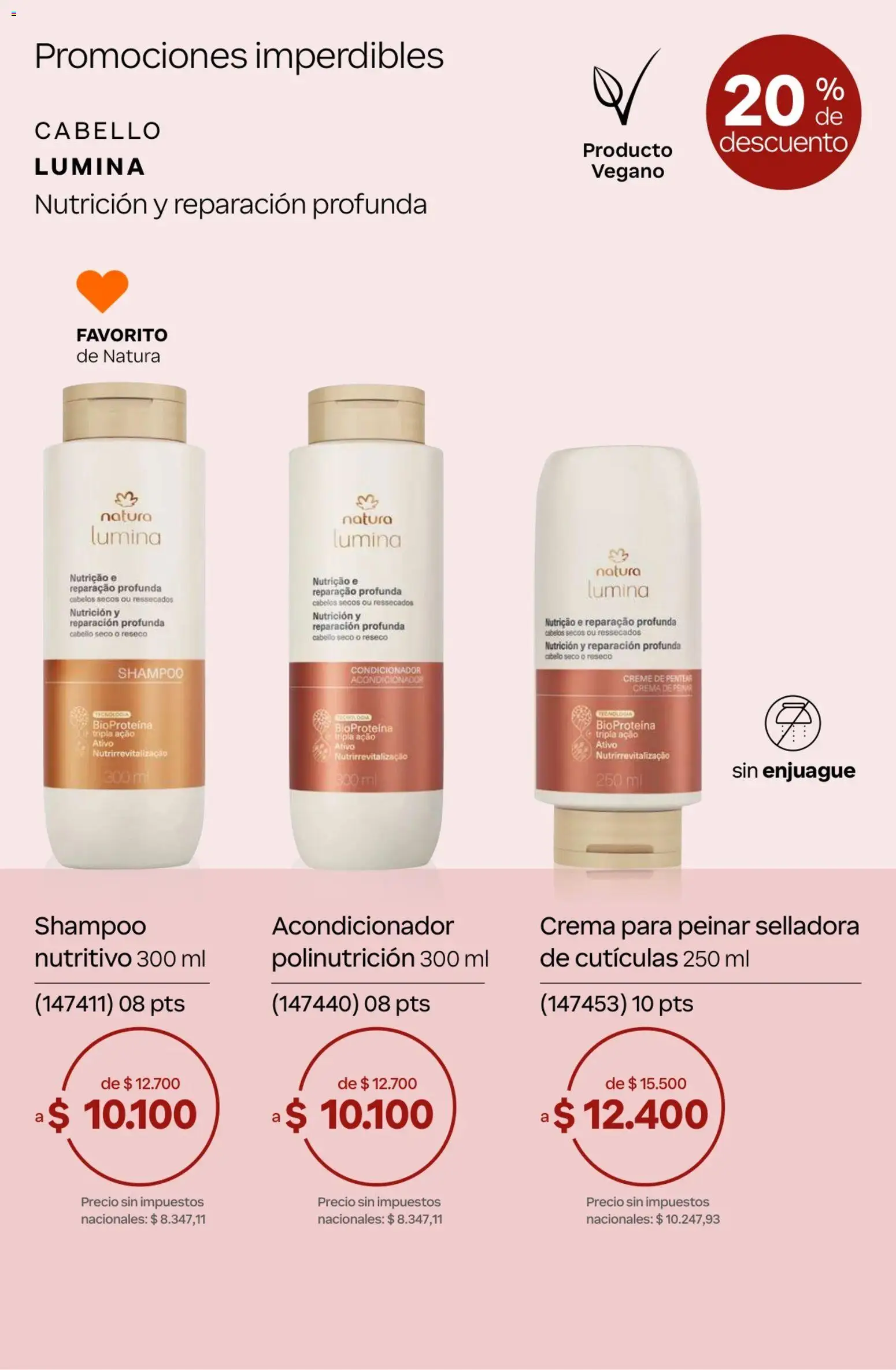 Catálogo Natura Ciclo 10 │ válido desde el 30/06/2026 | Página: 63 | Productos: Shampoo, Acondicionador, Crema