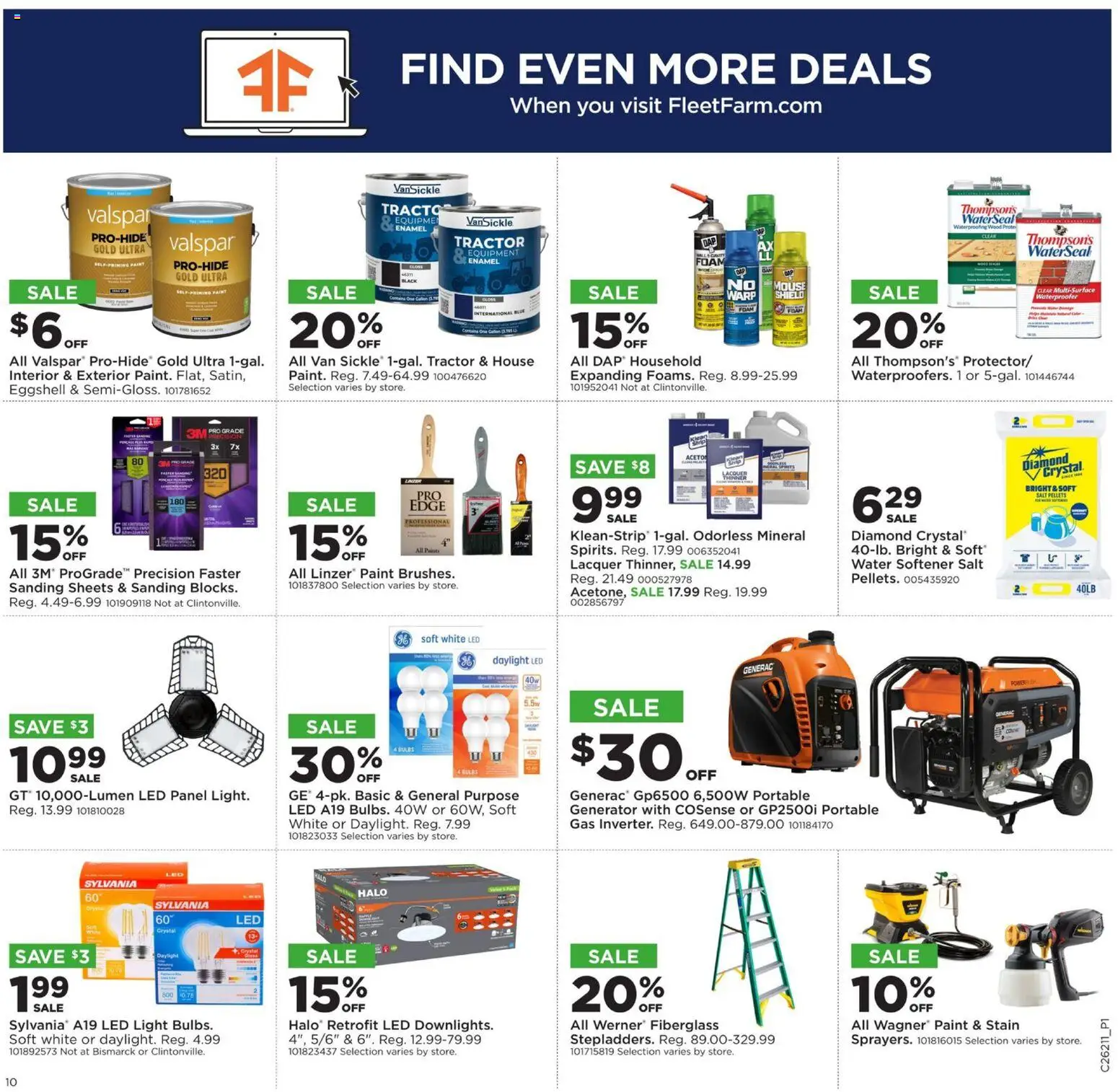 Mills Fleet Farm Weekly Ad - valid from 18.05.2026 | Page: 13 | Products: Water, Salt, Mouse
