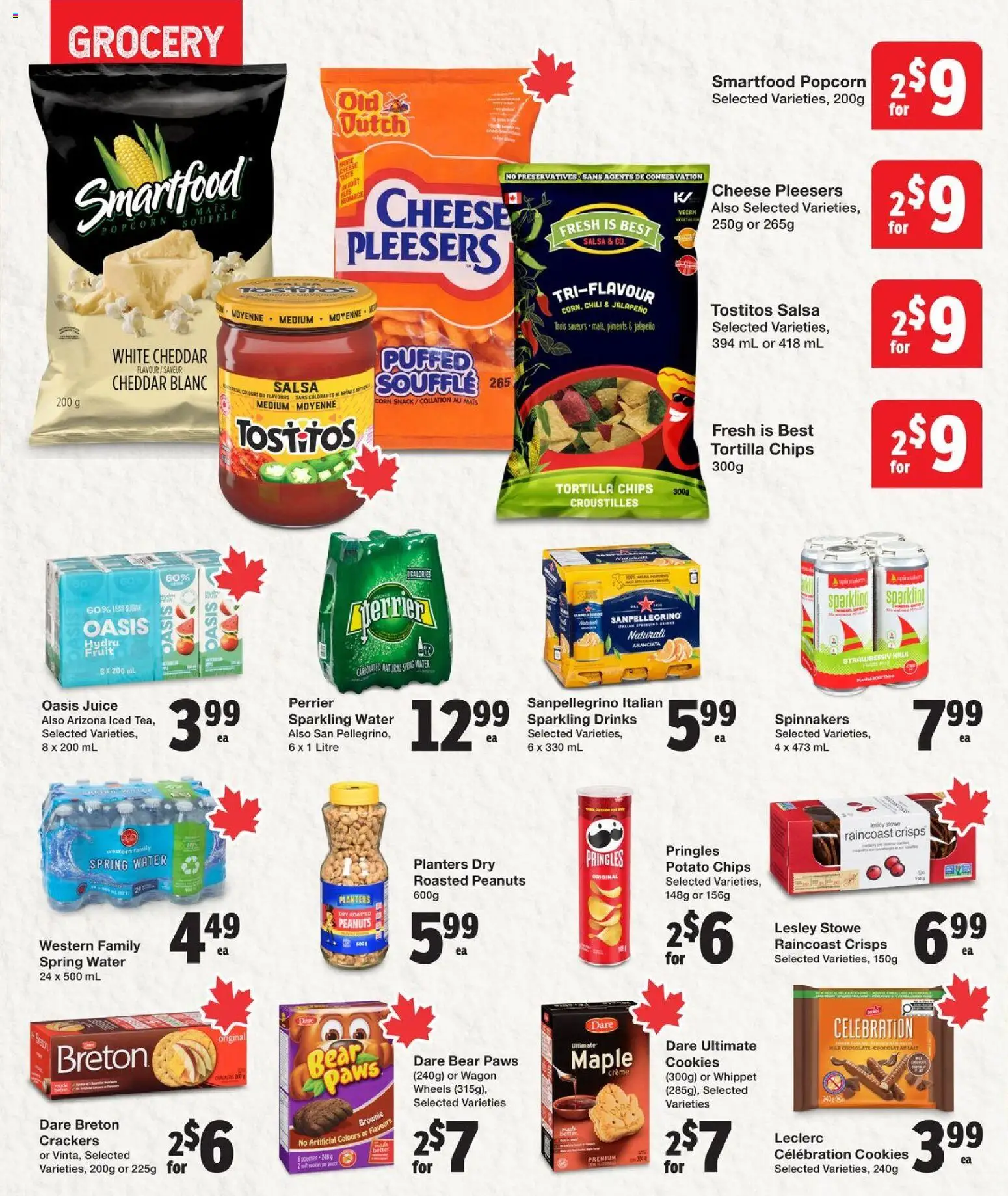 Quality Foods flyer valid from 07.05.2026 | Page: 10 | Products: Chips, Cookies, Cheese, Juice