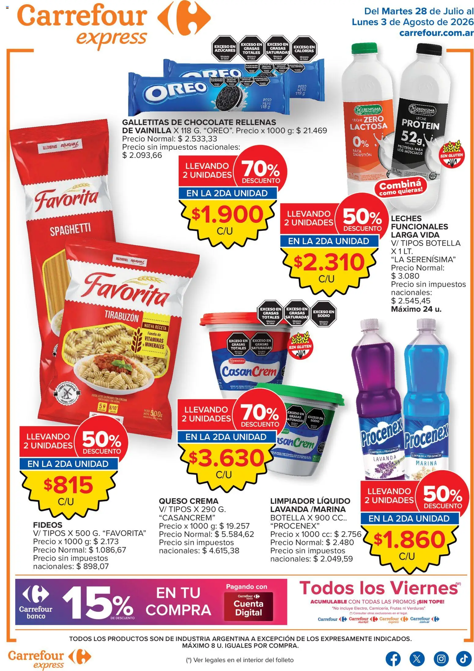 Carrefour Express Folleto │ válido desde el 28/07/2026 | Página: 1