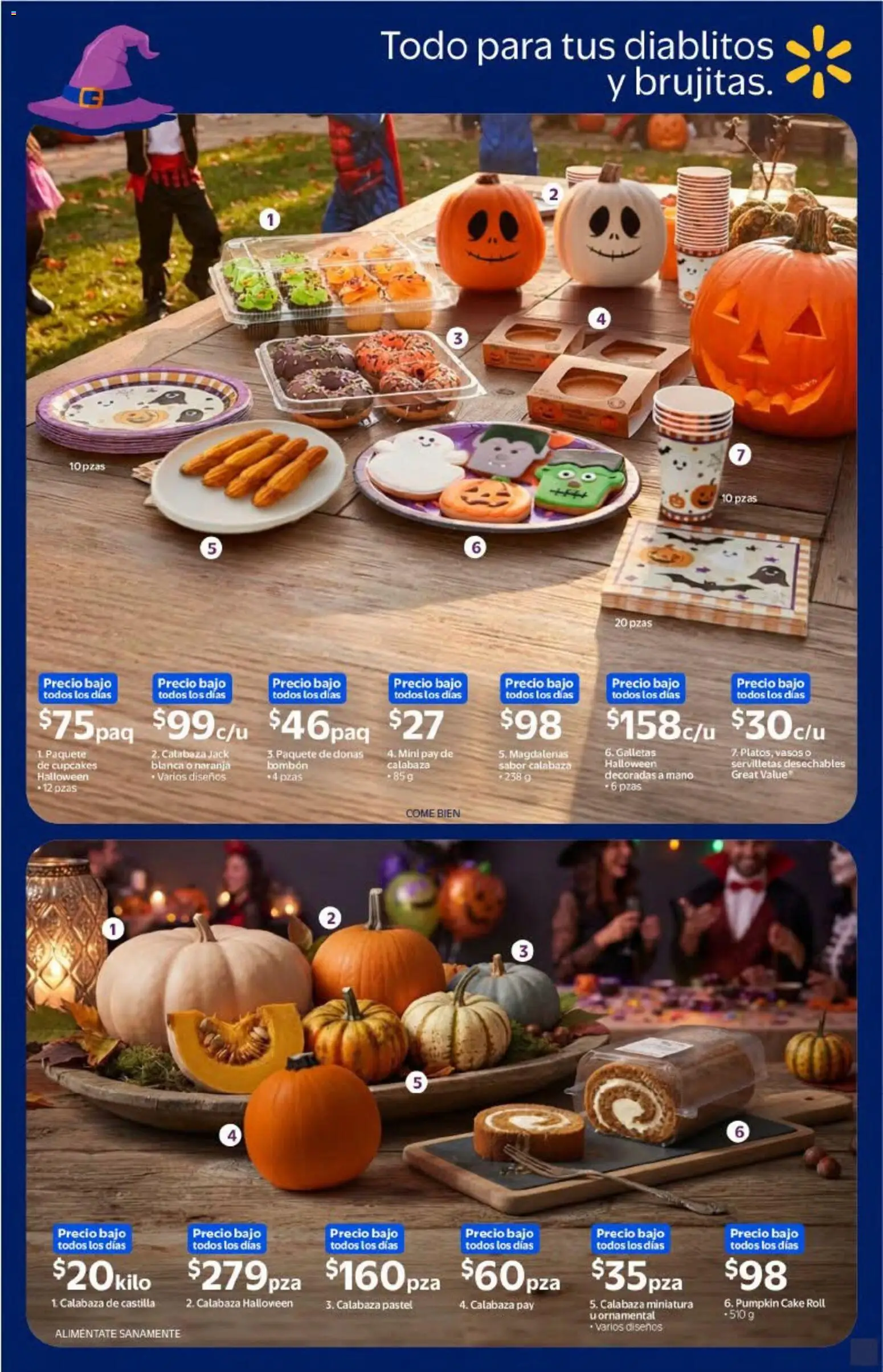 Nuevas ofertas de Walmart válidas en toda la República Mexicana desde el 01/10/2026. ¡Encuentra las mejores ofertas en Walmart folleto Halloween! | Página: 28