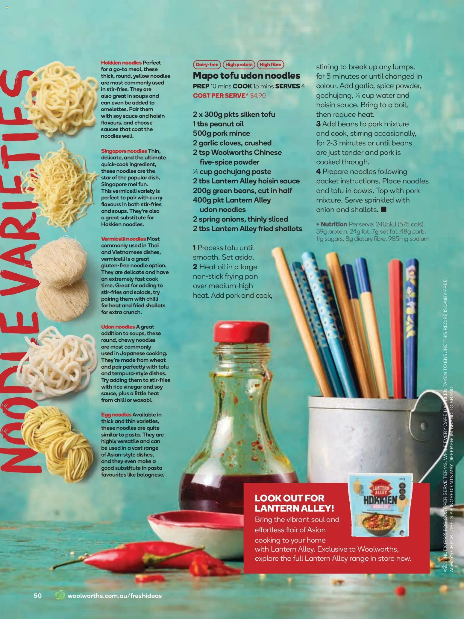 Woolworths catalogue - valid from 01.05.2026 | Page: 50 | Products: Pork, Noodles, Pasta, Water