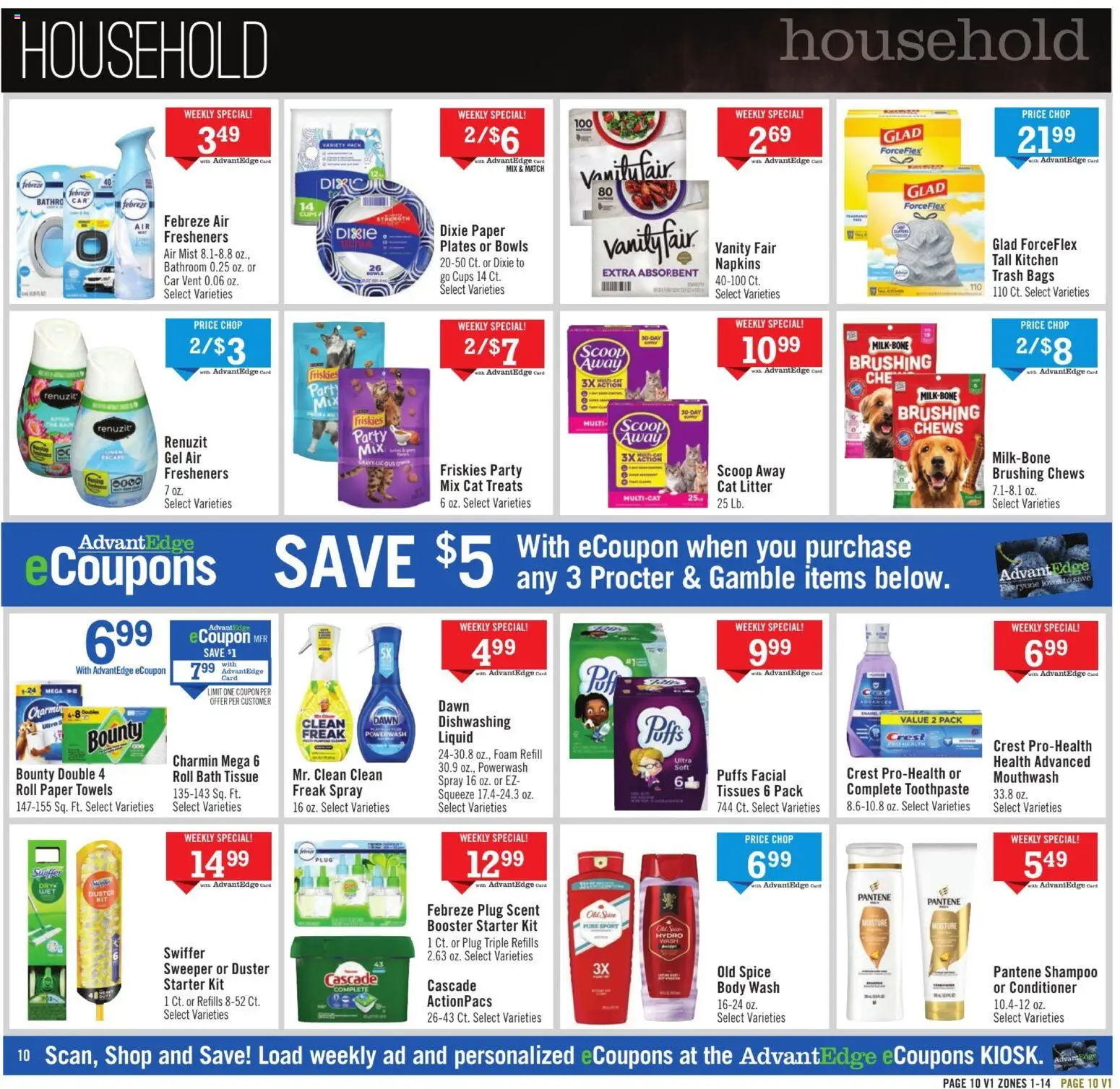 Price Chopper - Weekly Flyer - valid from 10.05.2026 | Page: 10 | Products: Bath, Cat Litter, Toothpaste, Mouthwash
