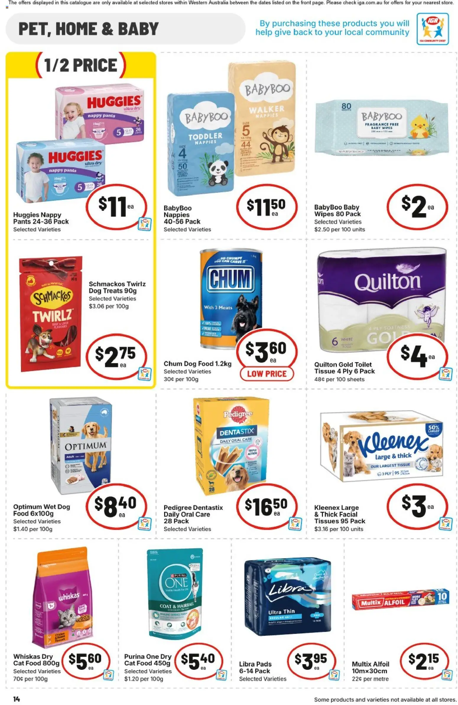 IGA catalogue - valid from 03.06.2026 | Page: 15 | Products: Toilet, Nappies, Dog food, Coat