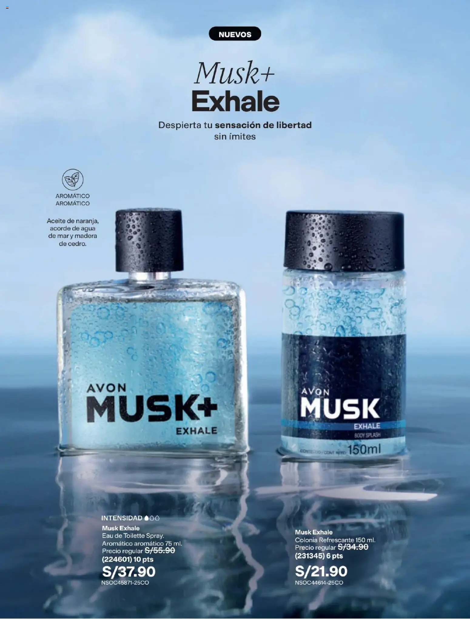 Catálogo Avon válido desde 15/09/2026 | Página: 96 | Productos: Aceite, Agua, EAU de Toilette