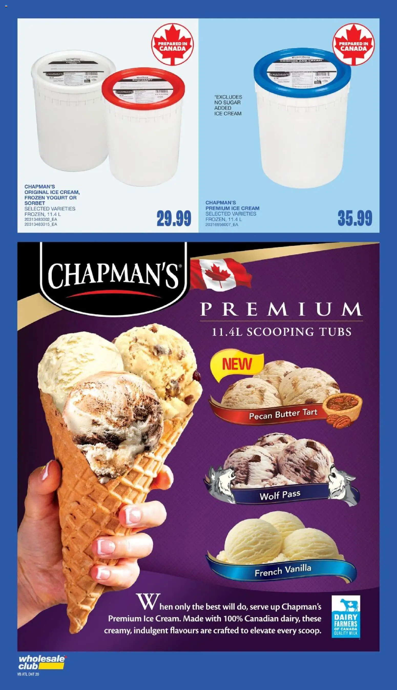 Wholesale Club flyer valid from Jul 30, 2026 | Page: 32 | Products: Ice cream, Milk, Butter, Yogurt