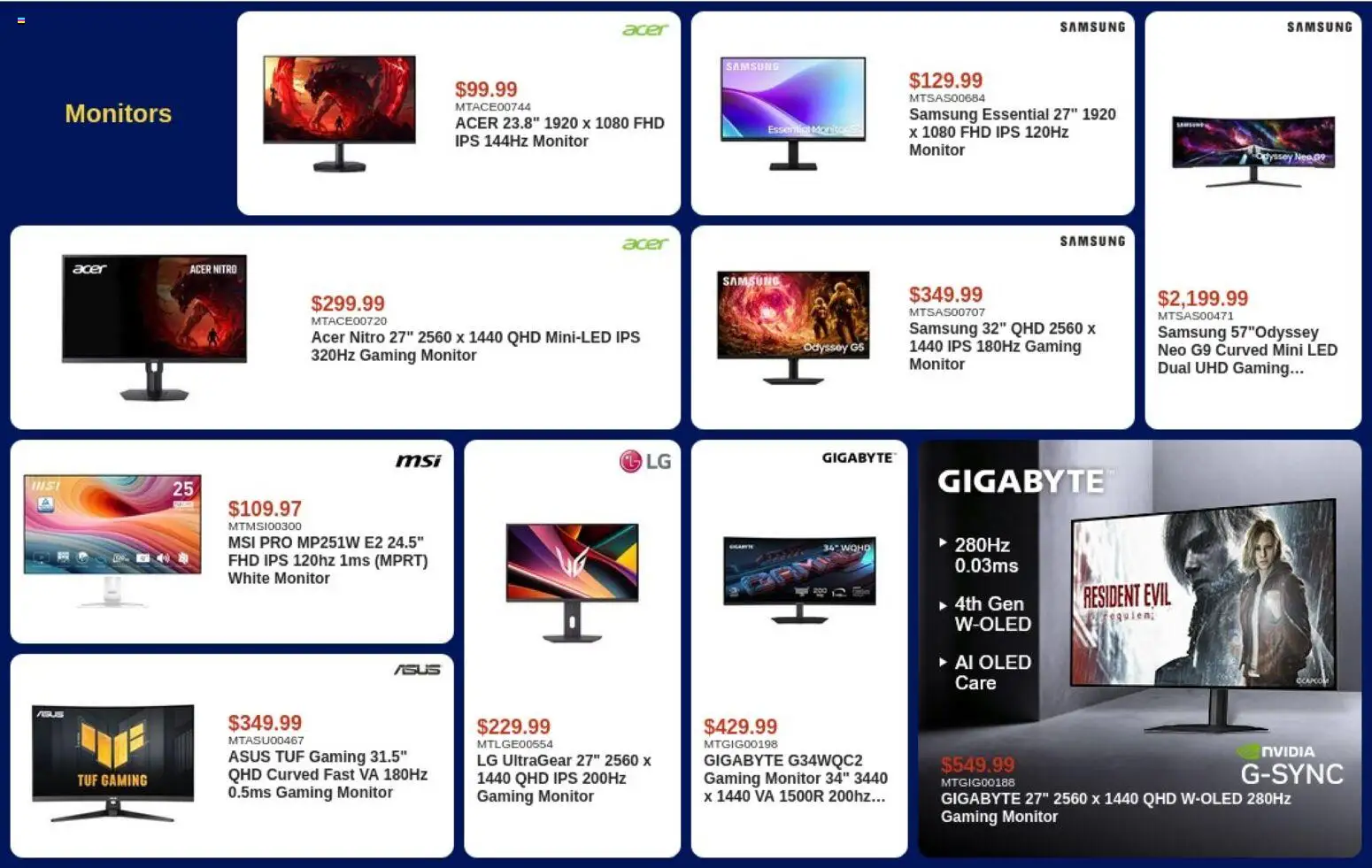 Canada Computers flyer valid from Sep 15, 2026 | Page: 4 | Products: Monitor