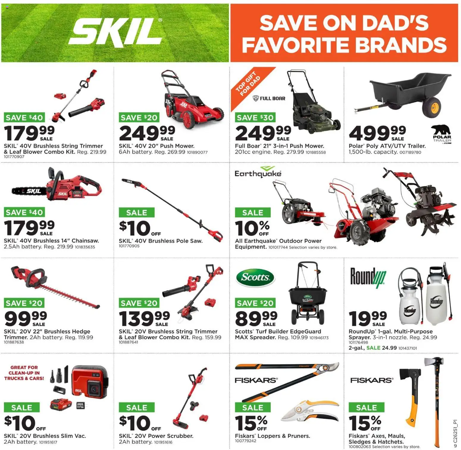 Mills Fleet Farm Weekly Ad - valid from 15.06.2026 | Page: 11 | Products: Trimmer, Mower, Blower, Leaf Blower