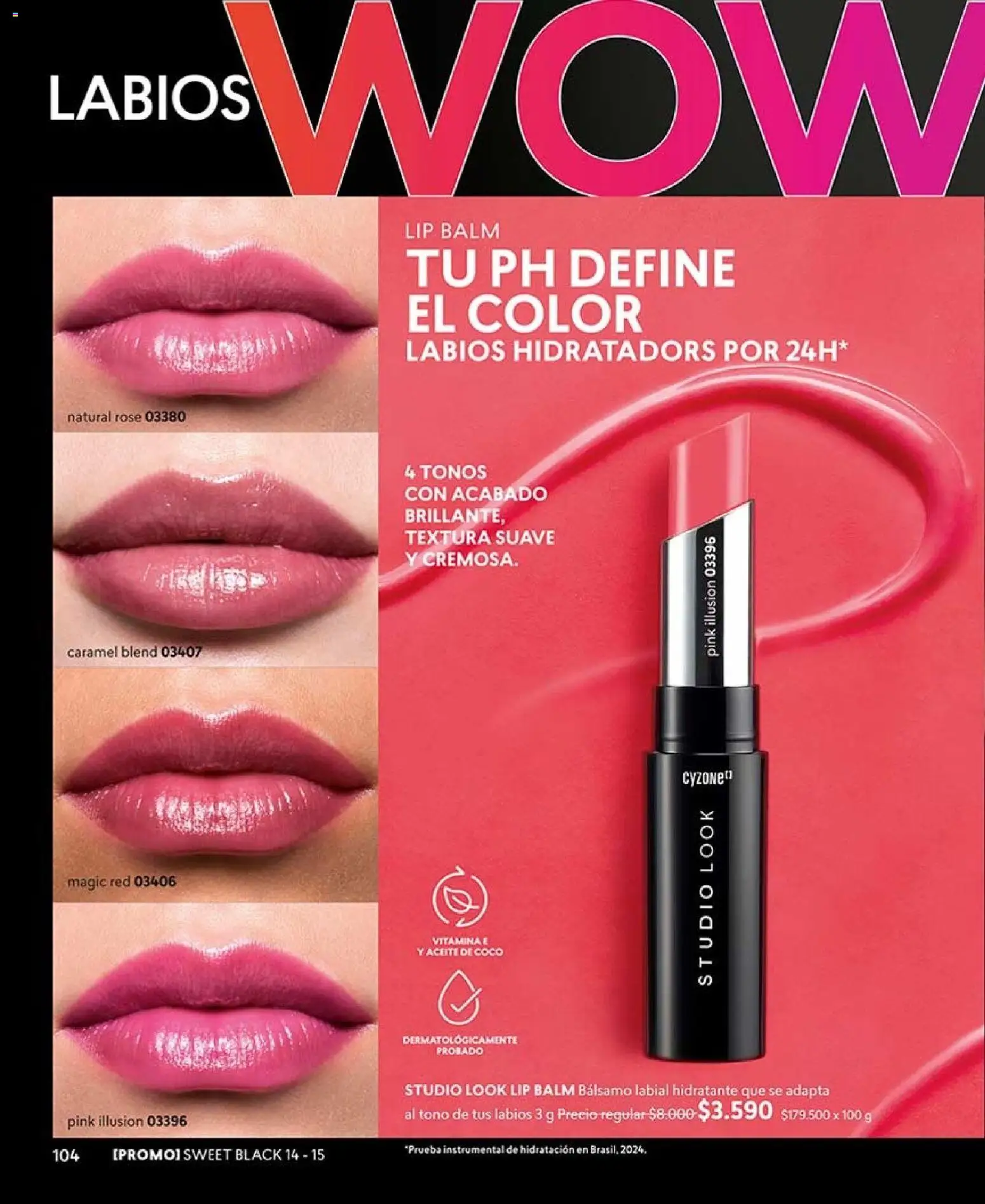 Catálogo CyZone Campaña 13 │ válido desde el 25.07.2026 | Página: 116 | Productos: Bálsamo, Aceite de coco, Bálsamo labial, Labial