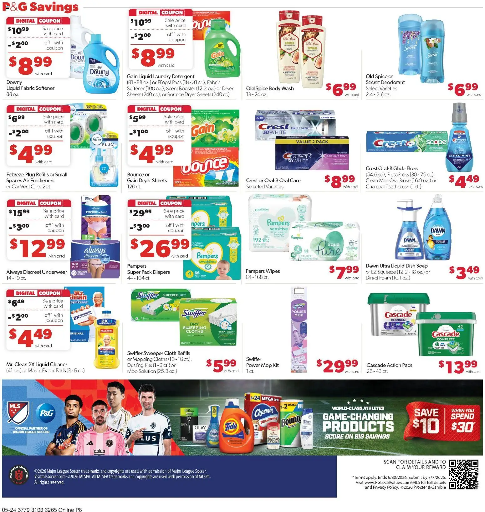 Family Fare Weekly Ad - NE - valid from 24.05.2026 | Page: 12 | Products: Soap, Deodorant, Toothbrush, Underwear