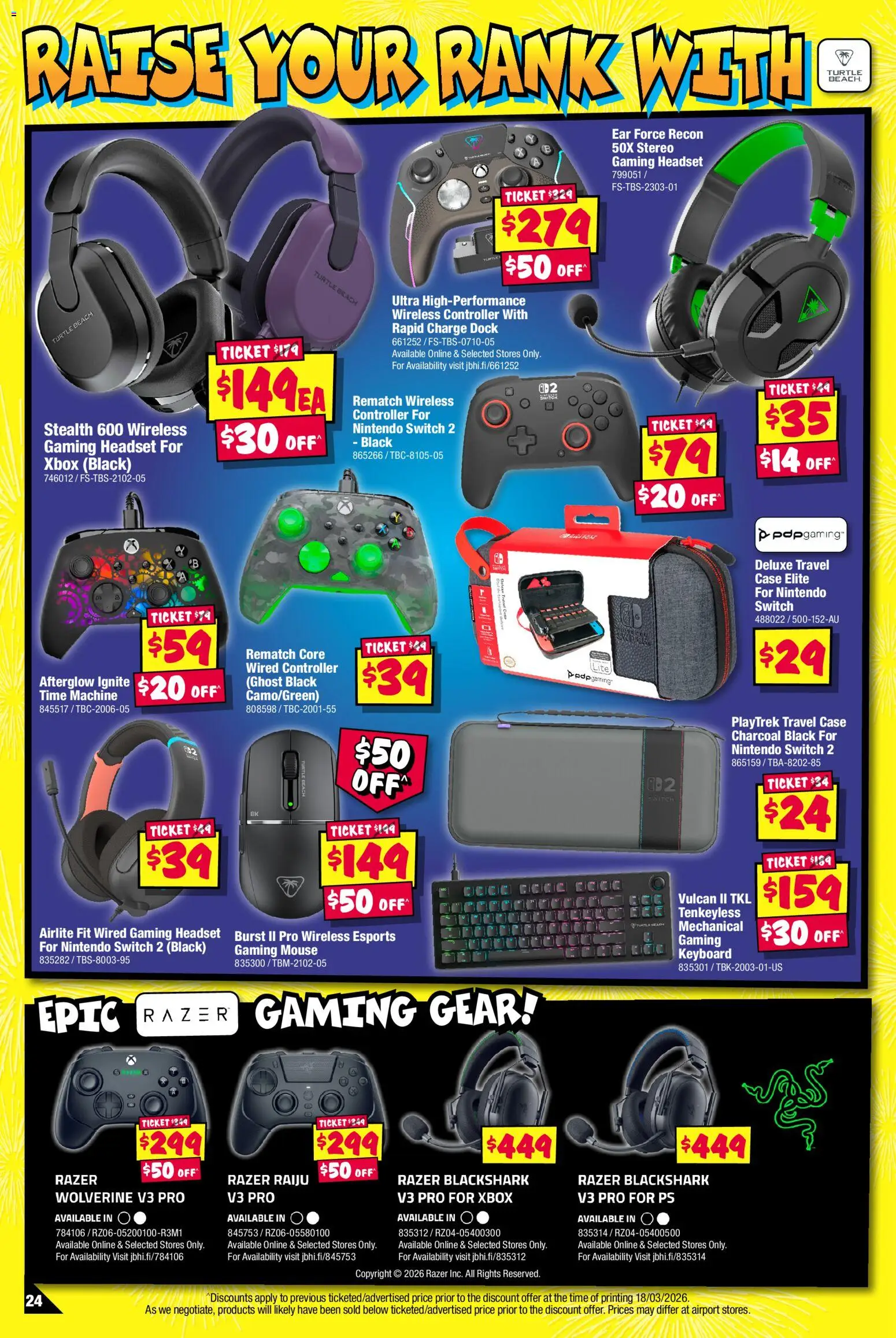 JB Hi-Fi catalogue - valid from 30/03/2026 | Page: 24 | Products: Controller, Mouse, Keyboard, Stereo