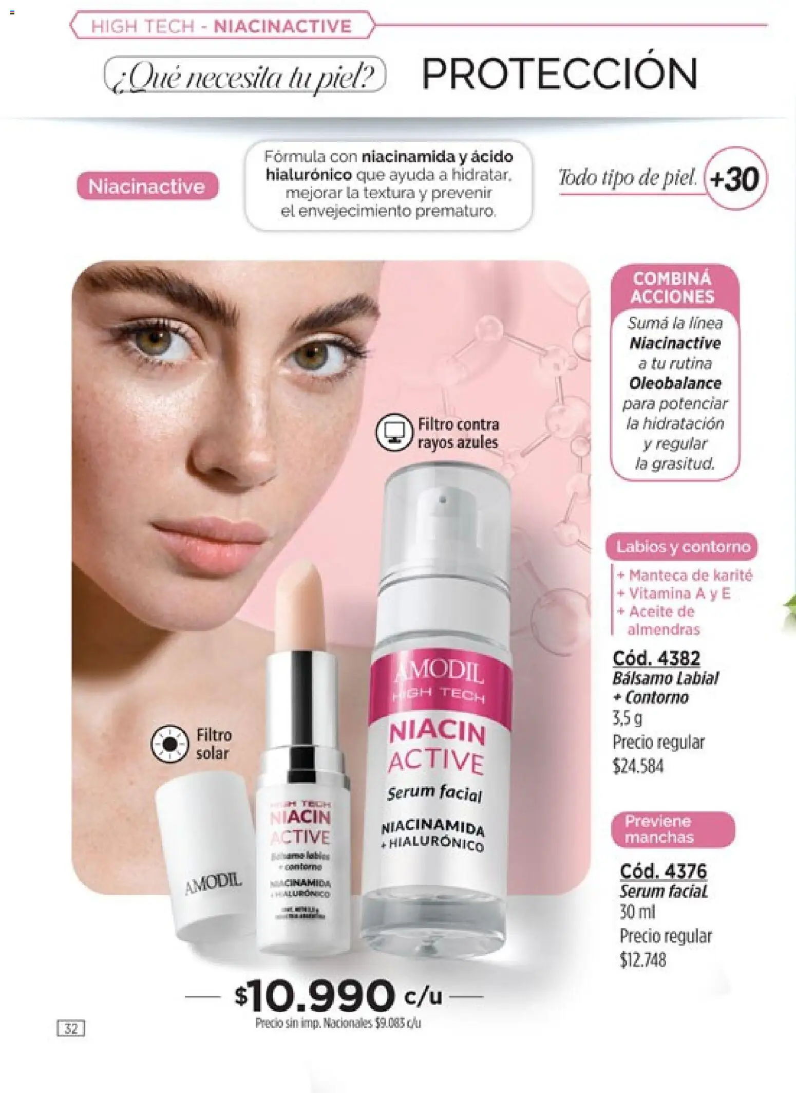 Catálogo Amodil Campaña 14 │ válido desde el 07/08/2026 | Página: 32 | Productos: Almendras, Aceite, Manteca, Bálsamo labial