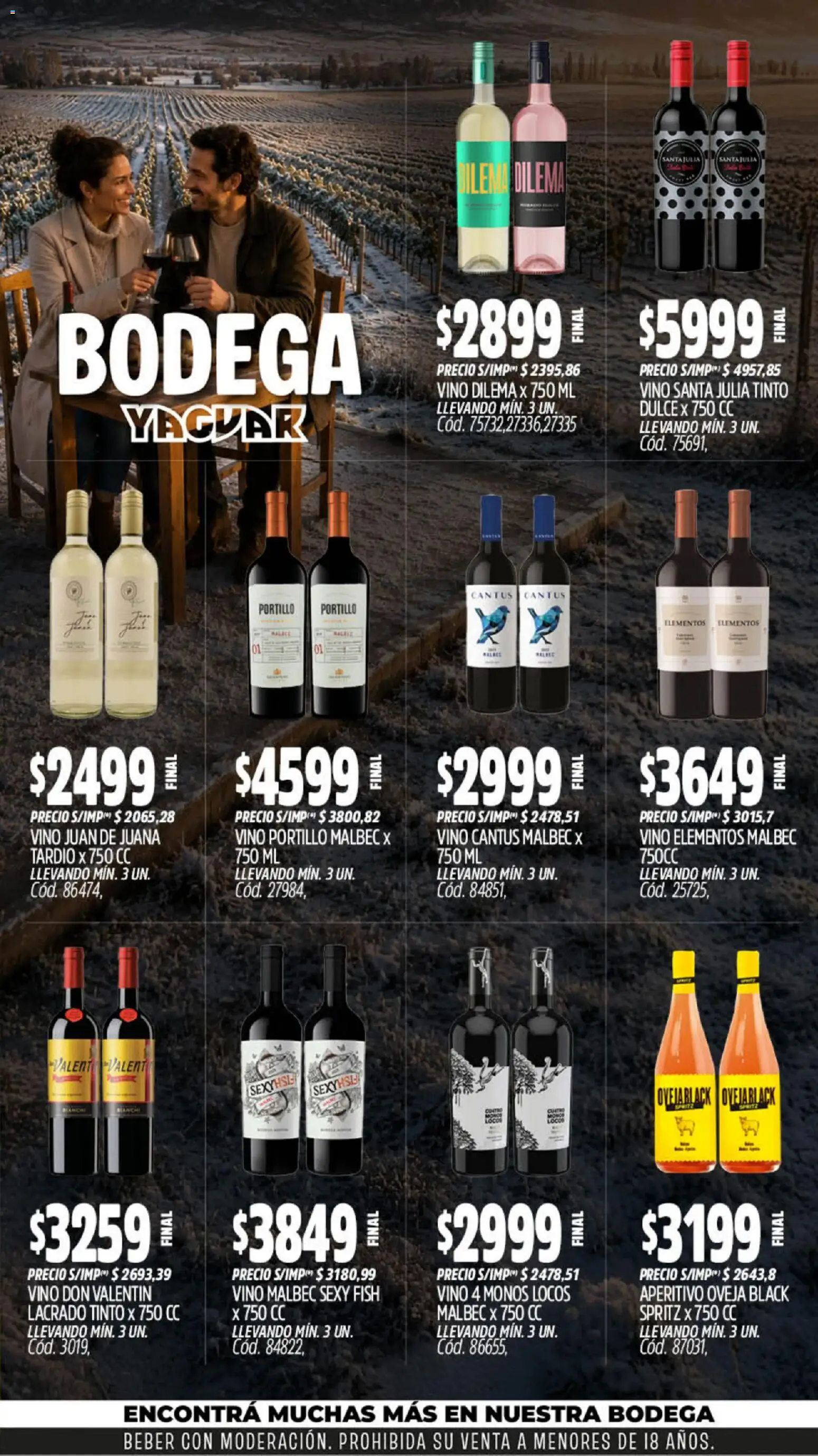 Yaguar - Oferta Semanal Parque Chacabuco │ válido desde el 20/07/2026 | Página: 4 | Productos: Vino