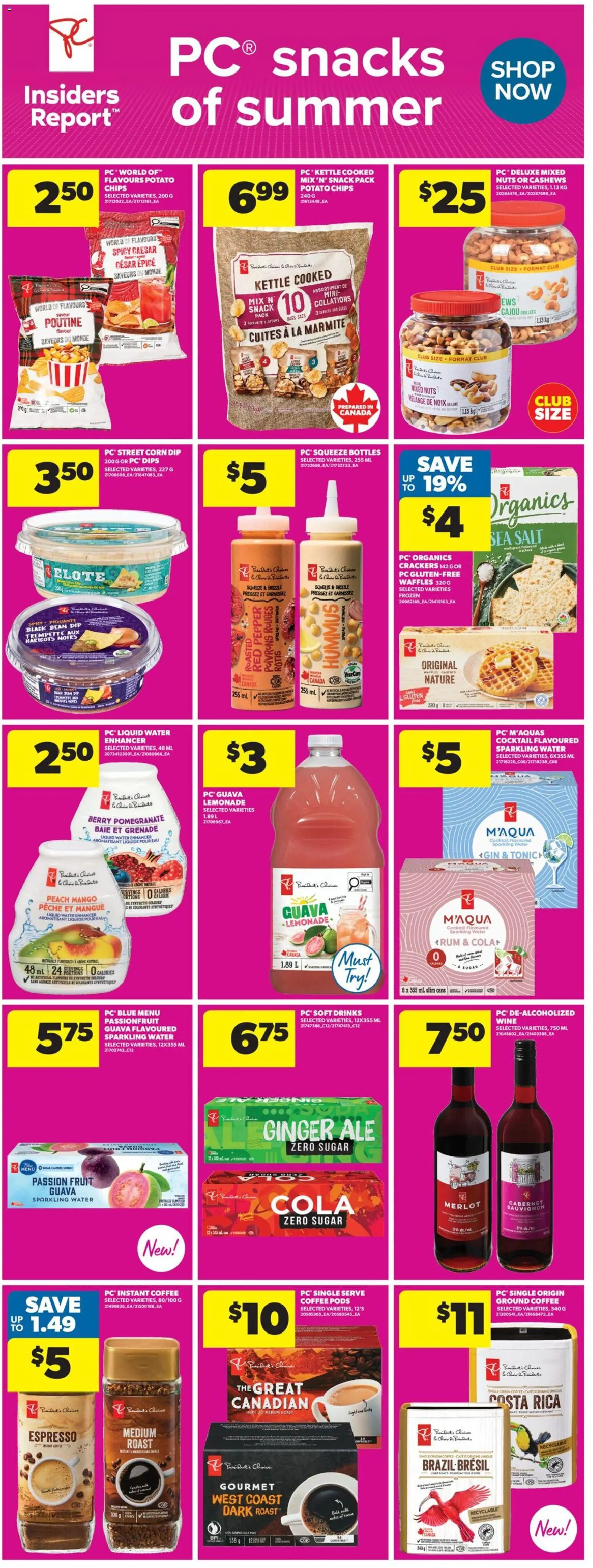 Real Canadian Superstore flyer valid from 11.06.2026 | Page: 10 | Products: PC, Kettle, Coffee, Wine