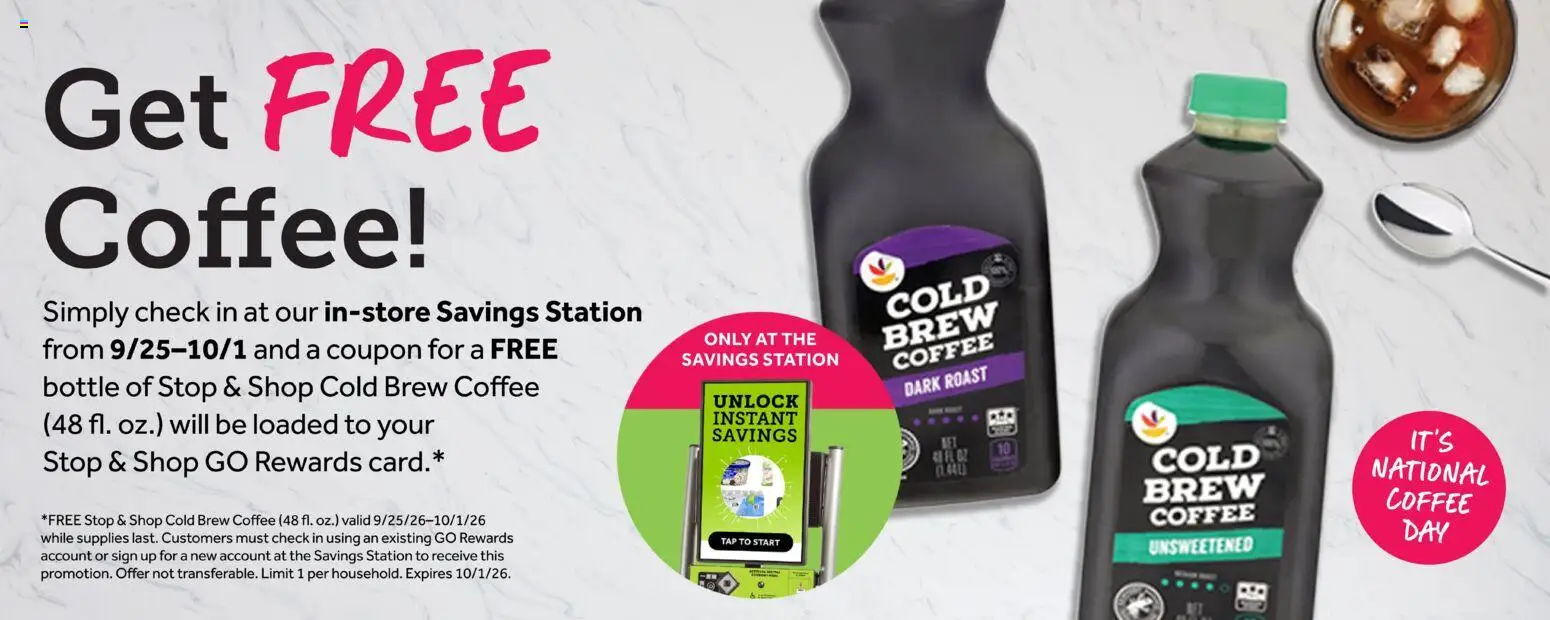 Stop & Shop Weekly Ad - valid from 09/25/2026 | Page: 6 | Products: Coffee