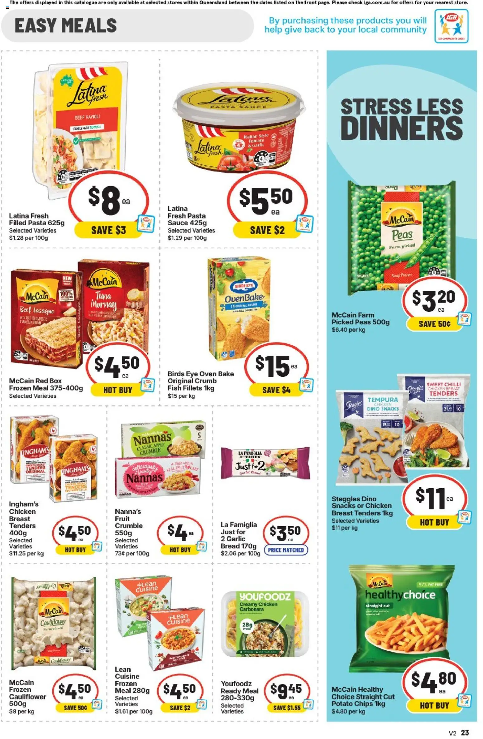 IGA catalogue - valid from 12/08/2026 | Page: 23 | Products: Sauce, Garlic, Fruit, Cauliflower