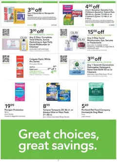 Preview of Publix weekly ads valid from 13.06.2026 | Page: 7 | Products: Probiotics, Pads, Tampons, Dishwasher
