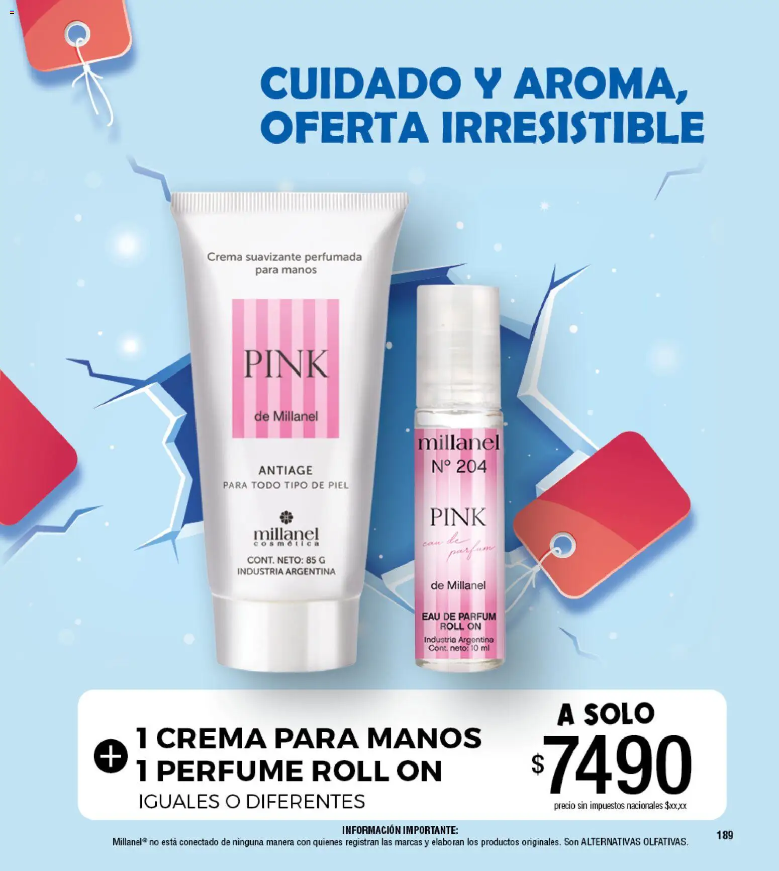 Millanel - Catálogo │ válido desde el 20/07/2026 | Página: 213 | Productos: Crema para manos, Perfume, Suavizante, Crema