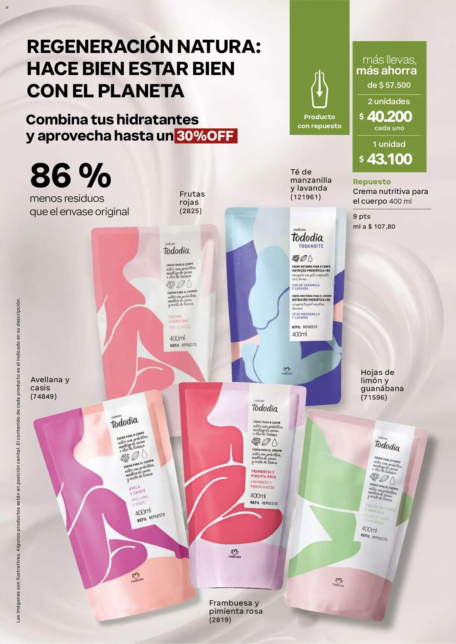 Natura revista - valida desde el 22/07/2026 | Página: 114 | Productos: Pimienta, Crema, Guanábana, Crema para el cuerpo