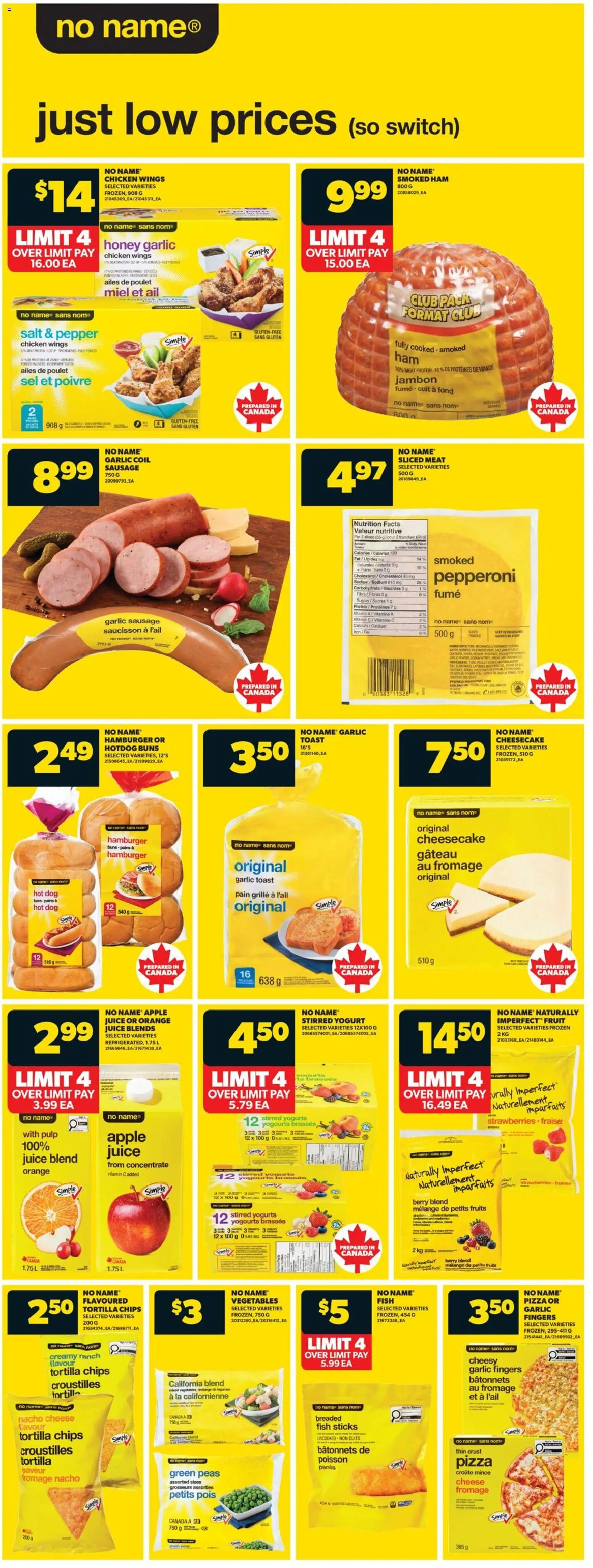 Real Canadian Superstore flyer valid from 07.05.2026 | Page: 19 | Products: Fish, Yogurt, Ham, Juice