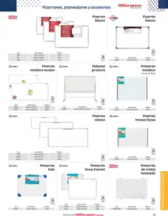Vista previa de Office Depot catálogo 2026, nuevo folleto de la tienda, válido en México a partir del 12/01/2026 | Página: 21 | Productos: Pizarrón
