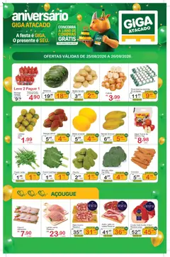 GIGA Atacado ofertas Feirão - Pré-Visualização do folheto da loja GIGA Atacado, válido de 25/08/2026