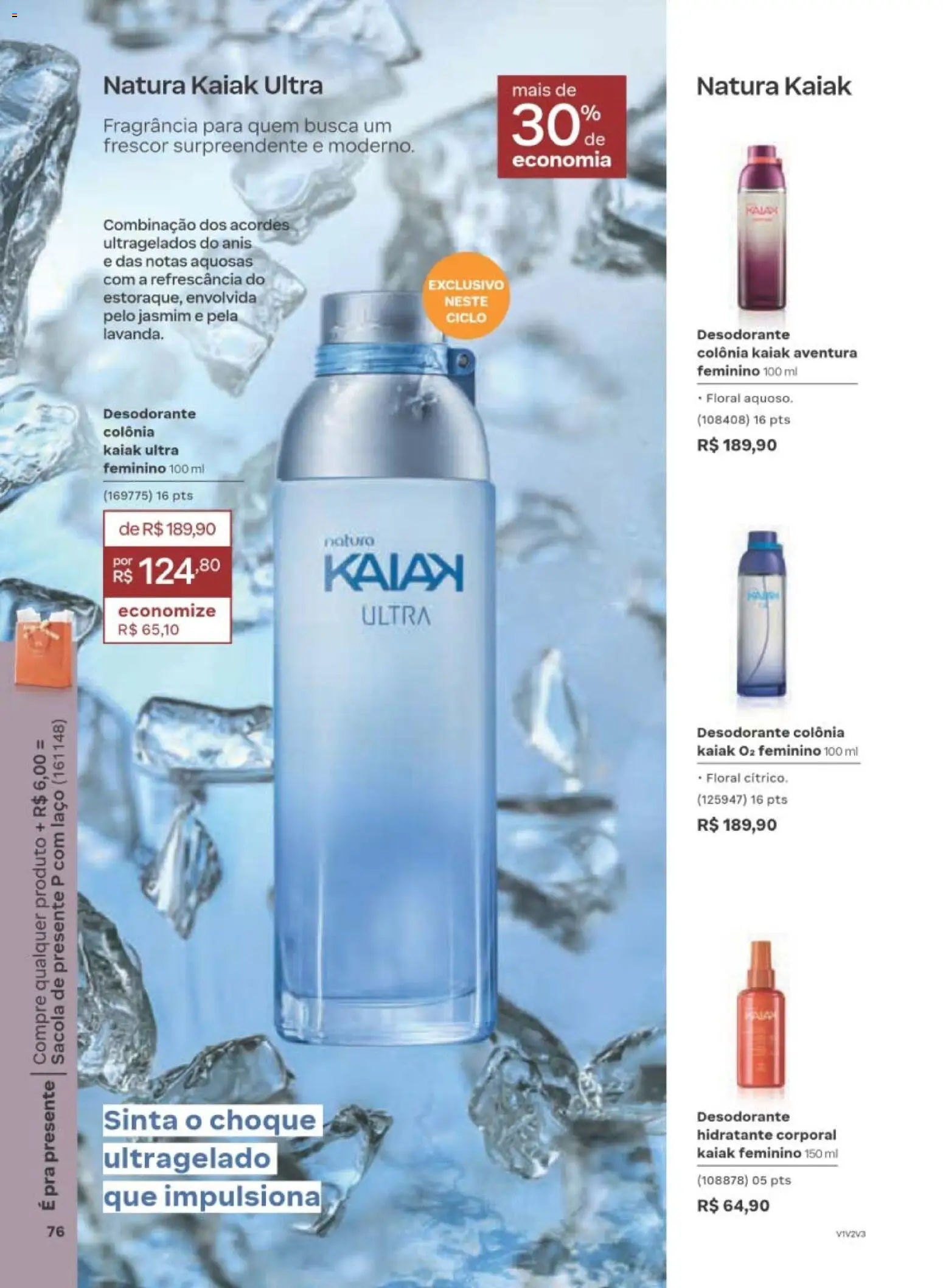 Natura Folheto - válido de 29/06/2026 | Página: 76 | Produtos: Fragrância, Hidratante corporal, Desodorante